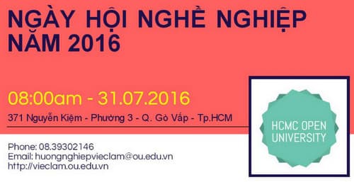 Ngày hội nghề nghiệp năm 2016 Trường Đại học Mở Tp. Hồ Chí Minh