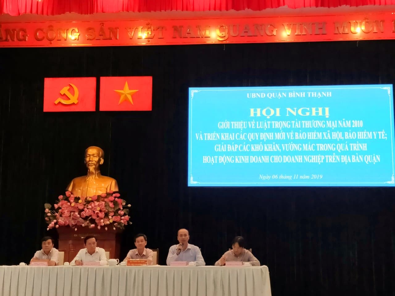 UBND quận Bình Thạnh tổ chức đối thoại doanh nghiệp, giới thiệu những điểm mới của chính sách BHXH, BHYT, BHTN áp dụng từ năm 2020