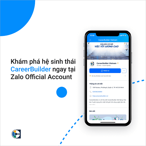 Khám phá ngay hệ sinh thái của CareerViet ngay tại Zalo