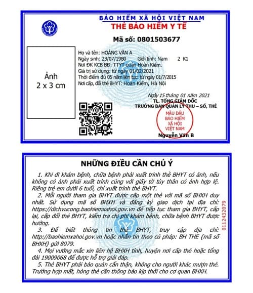 Từ ngày 11-2 ai được cấp thẻ bảo hiểm y tế mẫu mới?