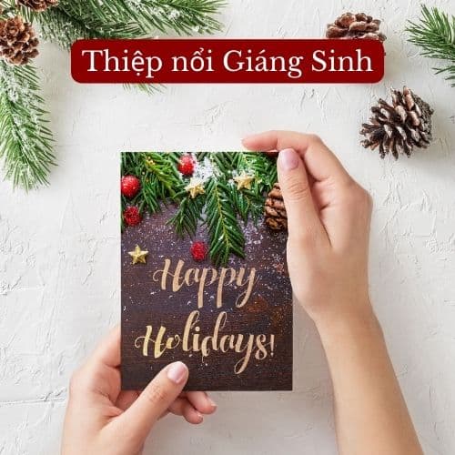 20+ Thiệp nổi Giáng Sinh cực đẹp, ấn tượng cho người yêu, người thân 2023