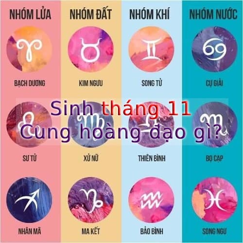 Bật mí tháng 11 cung gì và bước ngoặt trong sự nghiệp!
