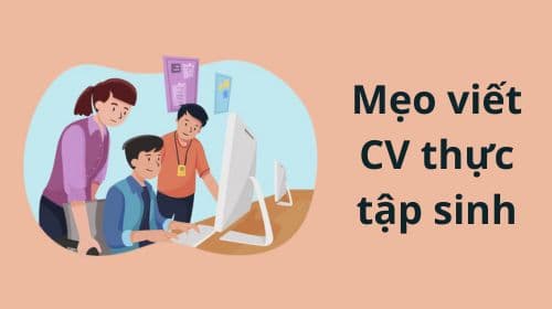 Cách Viết CV Thực Tập Sinh Chuyên Nghiệp, Ấn Tượng Cho Tất Cả Các Ngành