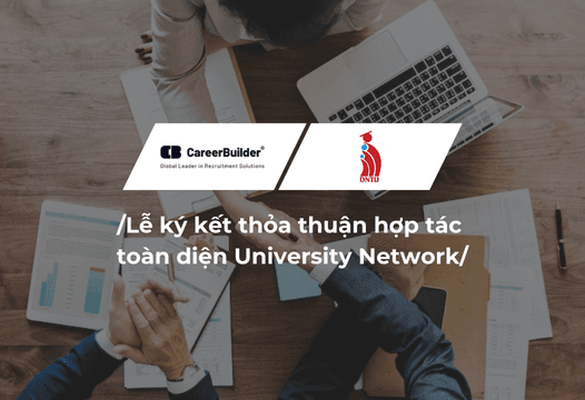 Lễ ký kết hợp tác cổng thông tin việc làm trường Đại học Công nghệ Đồng Nai