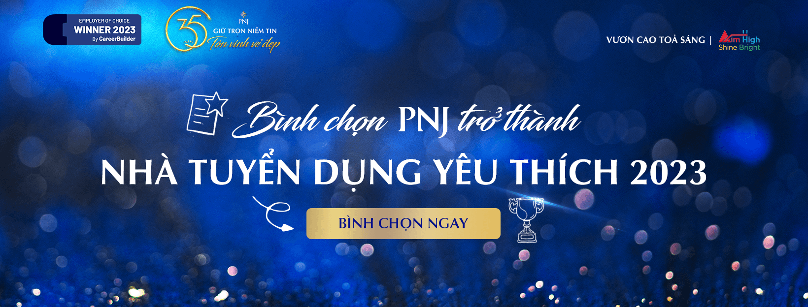 PNJ TIẾP TỤC HÀNH TRÌNH VƯƠN CAO TỎA SÁNG TẠI CHƯƠNG TRÌNH NHÀ TUYỂN DỤNG YÊU THÍCH 2023