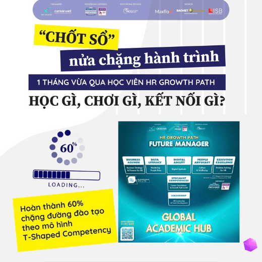 “CHỐT SỔ” NỬA CHẶNG HÀNH TRÌNH - 1 THÁNG VỪA QUA HỌC VIÊN HR GROWTH PATH HỌC GÌ, CHƠI GÌ, KẾT NỐI GÌ?