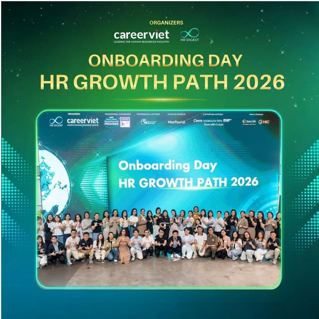 HR GROWTH PATH 2026: KHÉP LẠI MÙA ĐƠN KỶ LỤC VỚI 653 ỨNG VIÊN VÀ BÙNG NỔ KHÍ THẾ TẠI ONBOARDING DAY