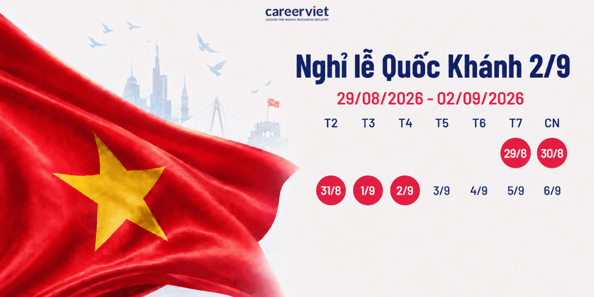 Lịch nghỉ lễ Quốc Khánh 2/9/2026 nghỉ 5 ngày liên tiếp - Công bố chính thức