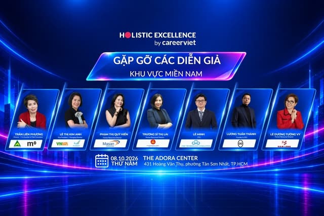 Holistic Excellence S-DNA 2026: 7 Gương Mặt Diễn Giả Truyền Cảm Hứng Tại TP.HCM