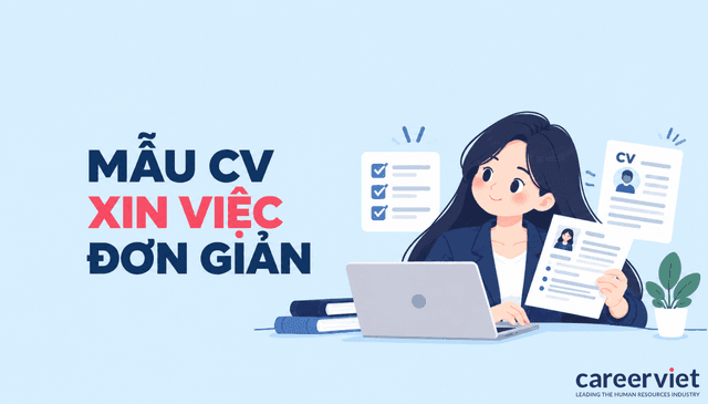 mẫu cv xin việc đơn giản