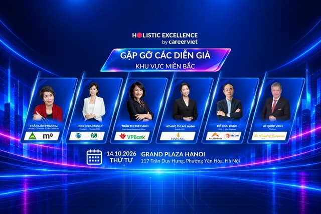 Holistic Excellence S-DNA 2026: 6 Gương Mặt Diễn Giả Quyền Lực Tại Hà Nội