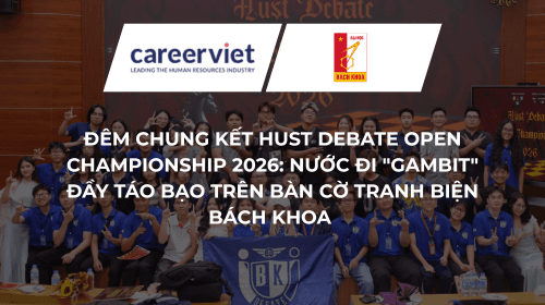 ĐÊM CHUNG KẾT HUST DEBATE OPEN CHAMPIONSHIP 2026: NƯỚC ĐI "GAMBIT" ĐẦY TÁO BẠO TRÊN BÀN CỜ TRANH BIỆN BÁCH KHOA