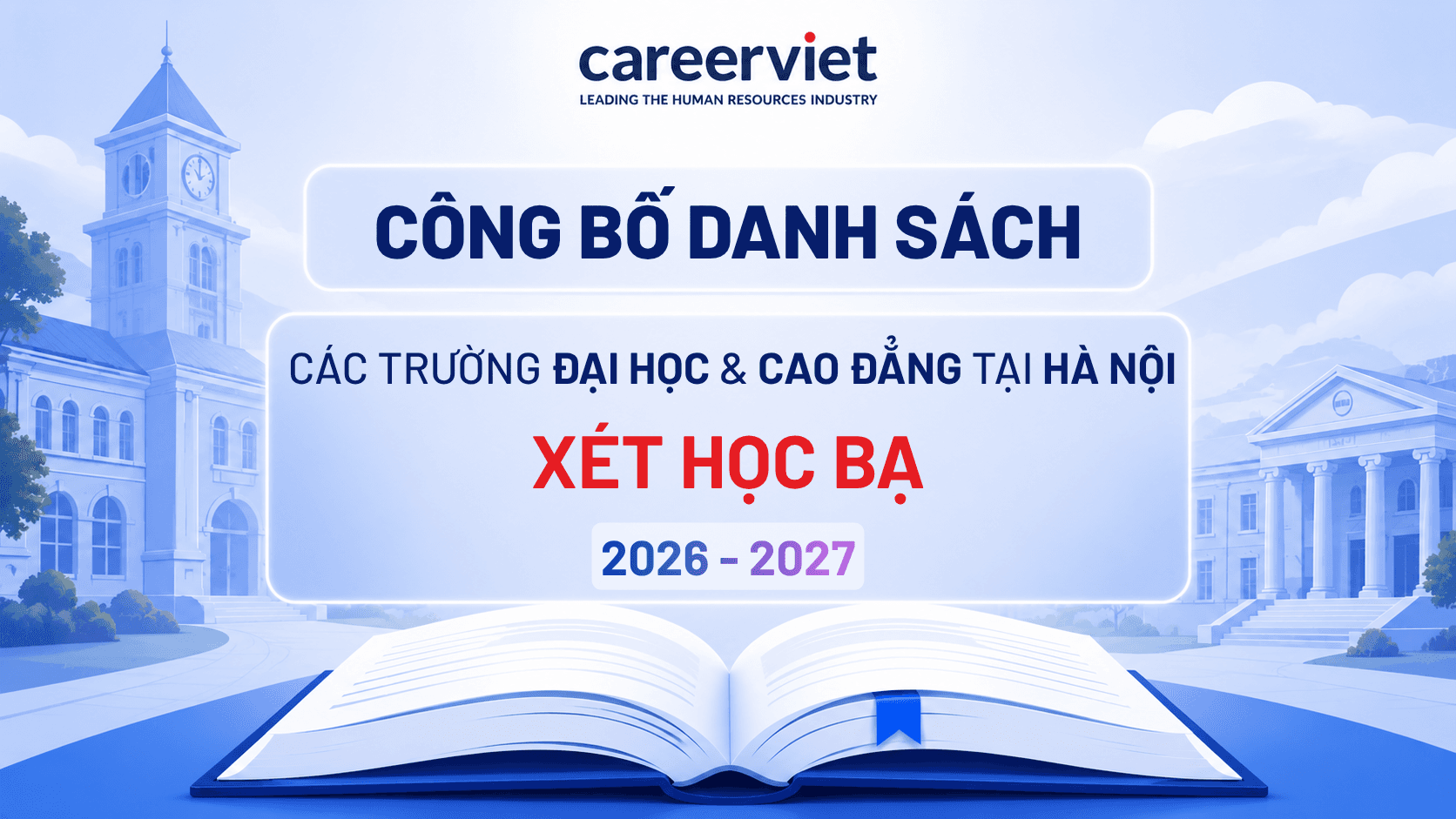 Tổng hợp các trường xét học bạ ở Hà Nội năm học 2026-2027