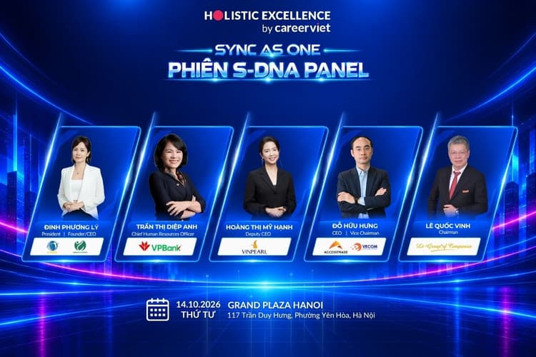 Holistic Excellence S-DNA 2026: 6 Gương Mặt Diễn Giả Quyền Lực Tại Hà Nội